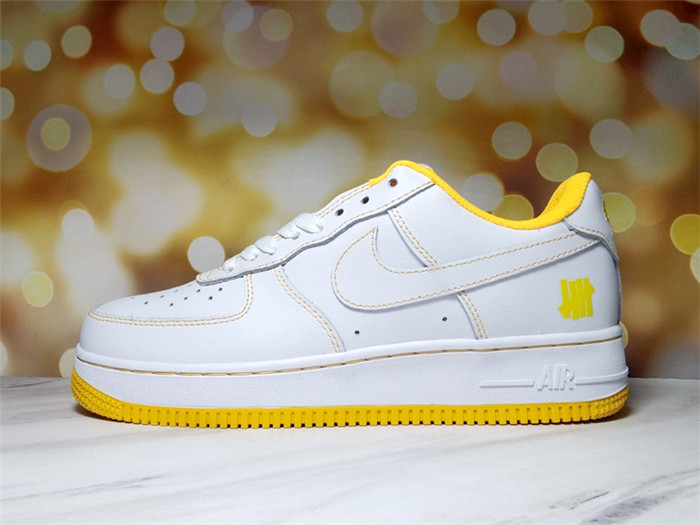 Men's Air Force 1 Low White/Yellow Shoes 0256 Men's Air Force 1 Low White/Yellow Shoes 0256